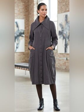 Cocon Commerz Privatsachen Collared Button Down Striped Dress With Pockets